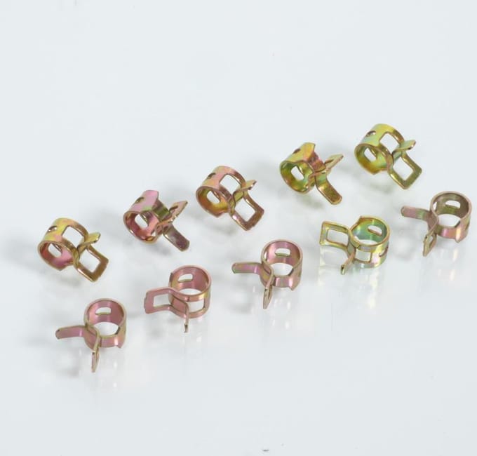 set van 10 slangklemmen 7 tot 8mm voor motor scooter quad nieuw