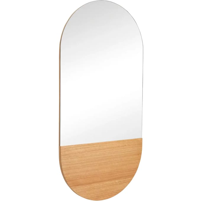 Ovale wandspiegel Hubsch Interior Crescent