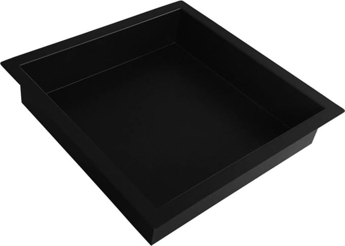 Saqu Shine inbouwnis 30x7x30cm mat zwart