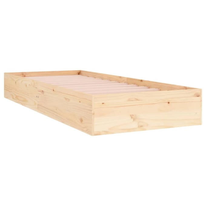 vidaXL - Bedframe - massief - hout - 90x190 - cm