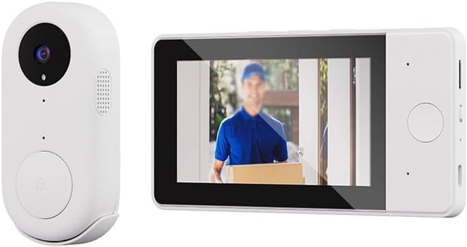 Digitale Deurcamera - Video Deurintercom - Veilig Thuis - 4.3 Inch IPS Scherm - 18 x 12 x 7 cm