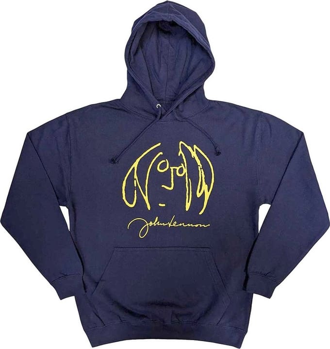 John Lennon - Self Portrait Hoodie/trui - S - Blauw