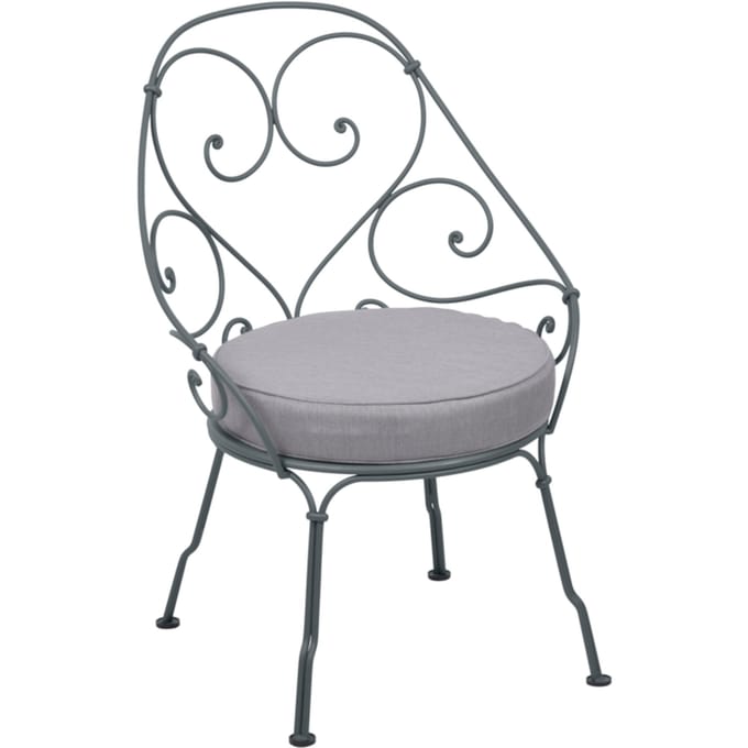 Fermob - 1900 Fauteuil Cabriolet - 26 stormgrijs - flanelgrijs - 4 - 6 Wochen