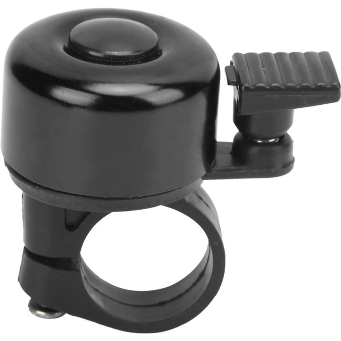 DUUTI Sonnette de Vélo en Alliage d'Aluminium Mini Sonnette de Vélo d'Extérieur avec Son Clair et FortNoir noir