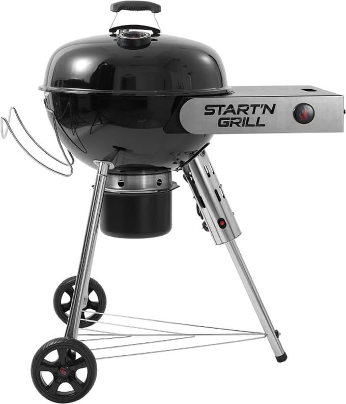Start N Grill houtskoolgrill 57 cm met automatische ontsteking – SNG Evolution SNG22EVO230BK