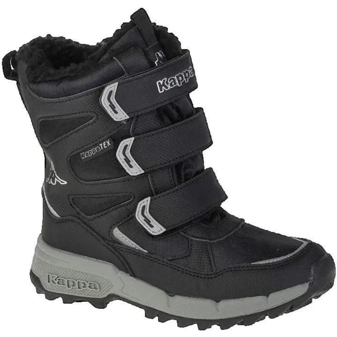 Kappa Unisex kinderlaarzen winterschoenen gevoerd zwart 260902K