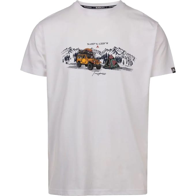 Trespass Heren Horton T-Shirt (Wit)