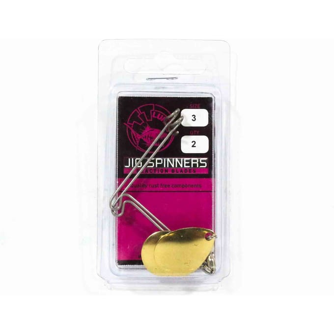 Tackle Tactics Jig Spinner HD Mid Frame Maat 3 Goud Colorado (5218) black