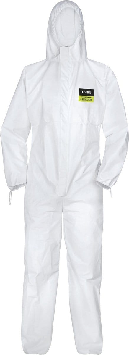 Uvex Overall Disposable Coveralls Weiß (98449)-XL