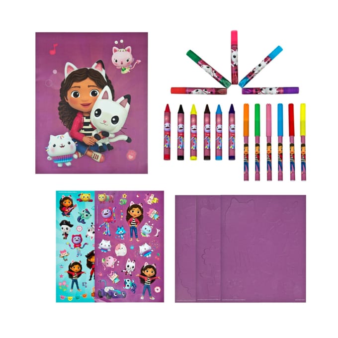 Gabby's Dollhouse - Schrijfwarenset - Inclusief Kantoorbenodigdheden