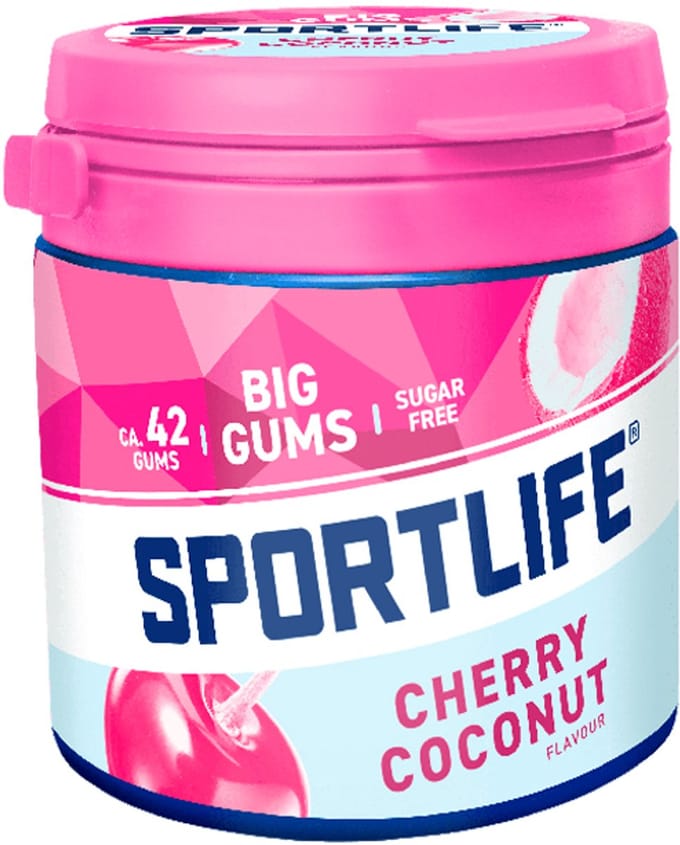 Sportlife Cherry - Coconut - 4 x 99 gram