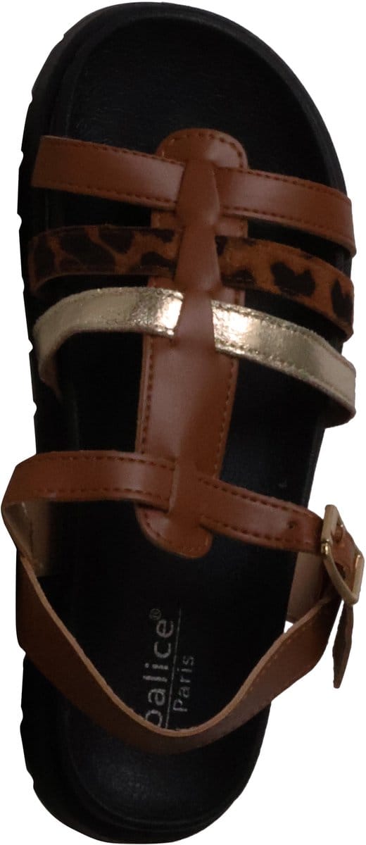 Platte sandalen met bandjes van Joalice Paris