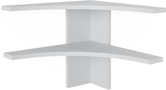 Vicco Roman Hoekplank – 43.5 x 37 cm Wit
