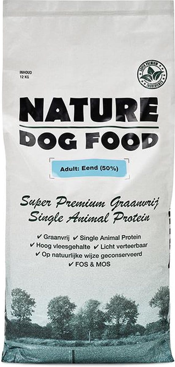 Nature Dog Food Eend 12 kg.
