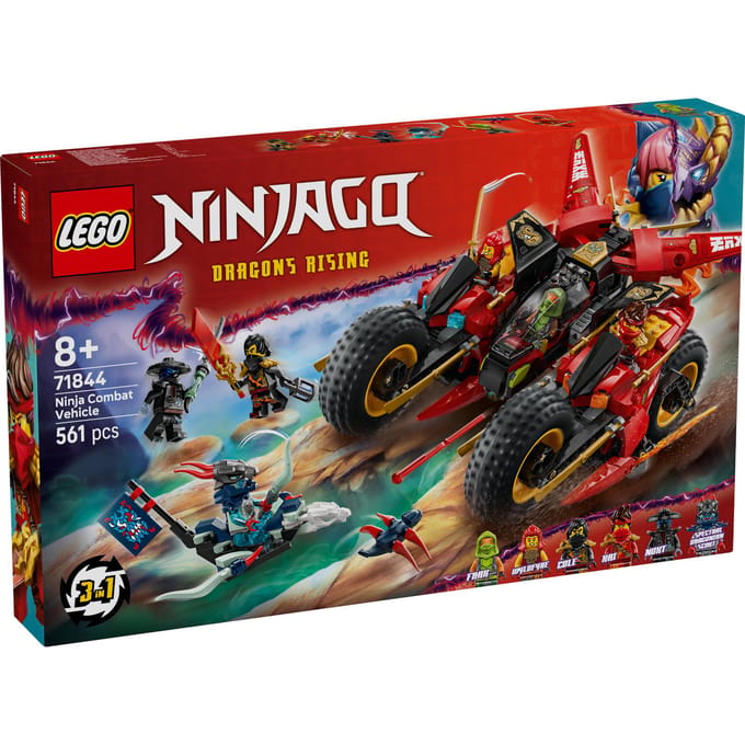 LEGO® NINJAGO® Ninja Strijdvoertuig 3-in-1 Speelset - 71844