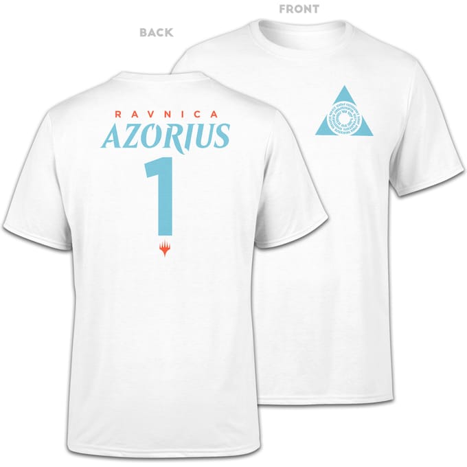 Magic The Gathering Azorius Sports T-Shirt - Wit - M - Wit