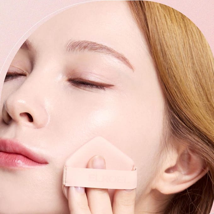 [ELROEL] Dot Ampoule Cushion SPF 50+ PA++++ 15 g 23 Natural Beige white