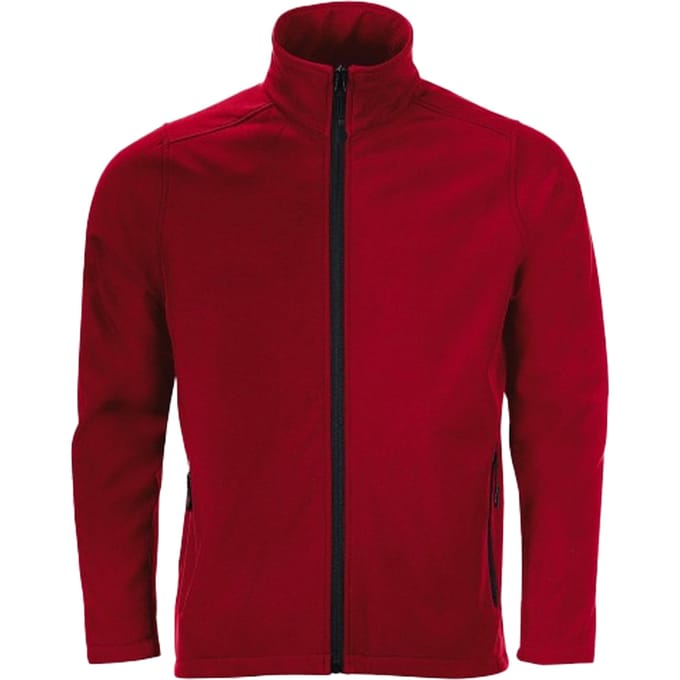SOLS Heren Race Soft Shell Jas (Peperrood)