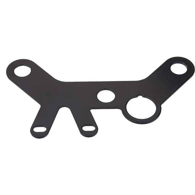 Universele Motorfiets Instrumentenbeugel Snelheidsmeter Kilometerteller Montage Stand Steun black