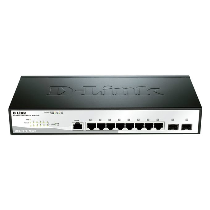 D-Link DGS-1210-10/E DGS-1210-10/E Netwerk switch 8 + 2 poorten 20 GBit/s