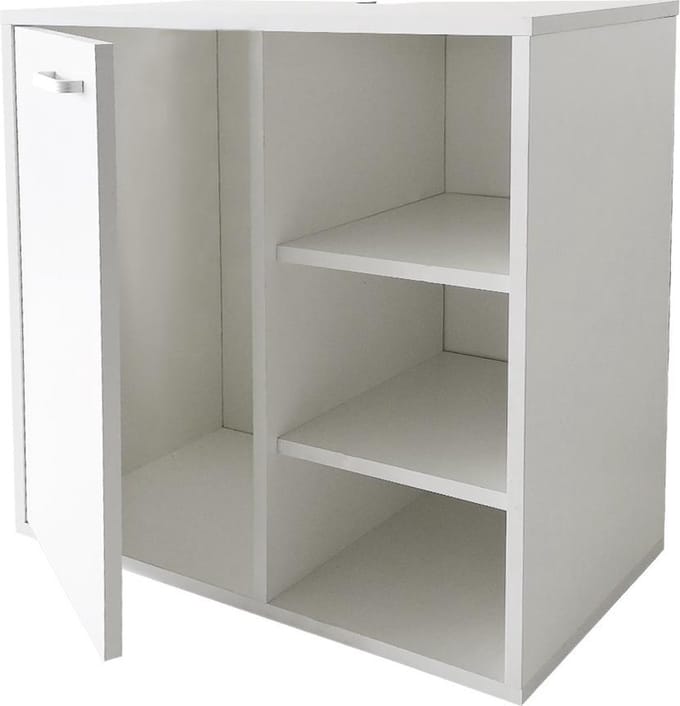 onderbouw kast wastafel - wastafel onderkast - badkamermeubel - wit
