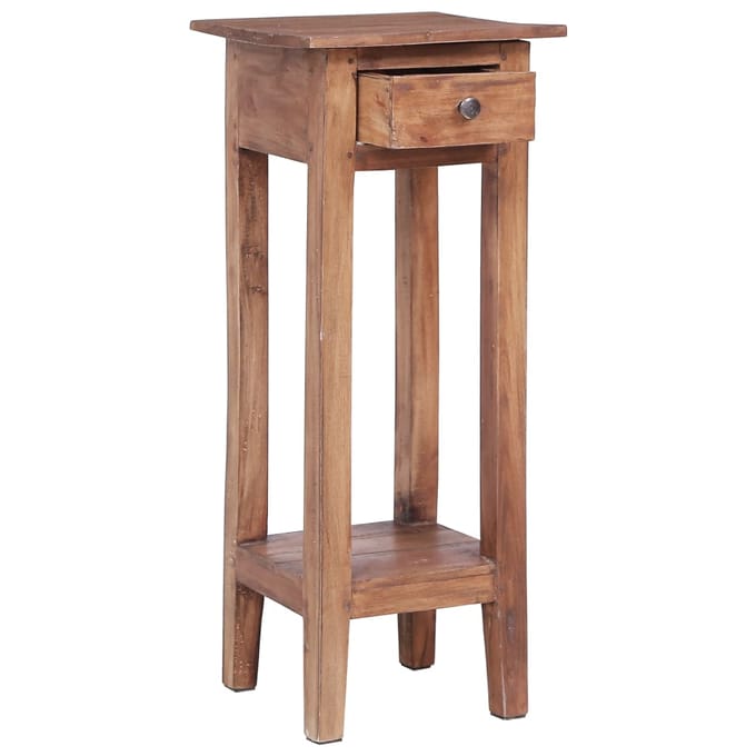 vidaXL Plantenstandaard 30x30x75 cm massief mahoniehout