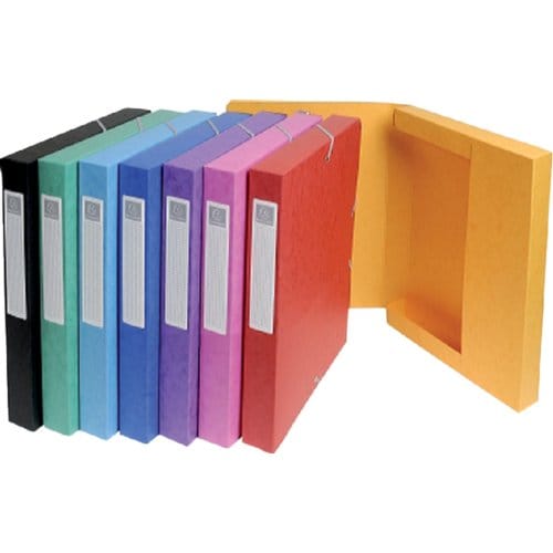 Exacompta Klasseerdoos - glanskarton -25mm - A4 - Geassorteerd - 1 stuk