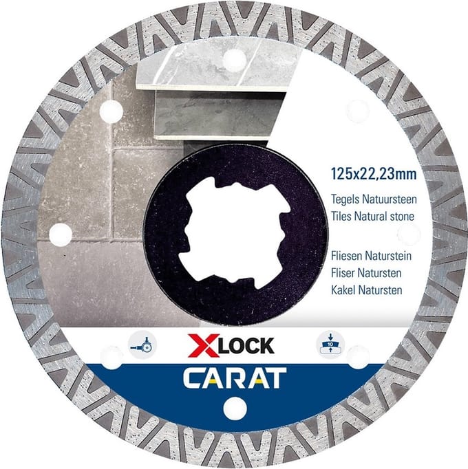 Diamantzaag X-Lock Tegels 125X22,23mm - CTXLOCK125