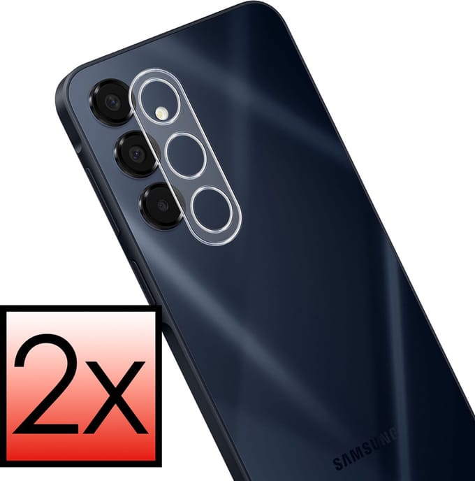 Camera Lens Protector - 2 Stuks - Geschikt voor Samsung Galaxy A16 - Camera Screenprotector - Beschermglas - Gehard Glas - Tempered Glass - Screen Protector