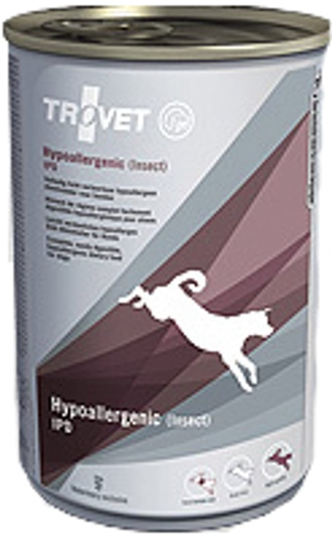 TROVET Hypoallergenic IPD (Insect) Hond - 12 x 400 gram blik