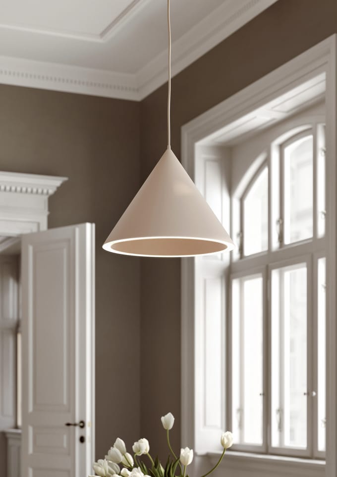 Woud Annular Led Hanglamp - beige - Large