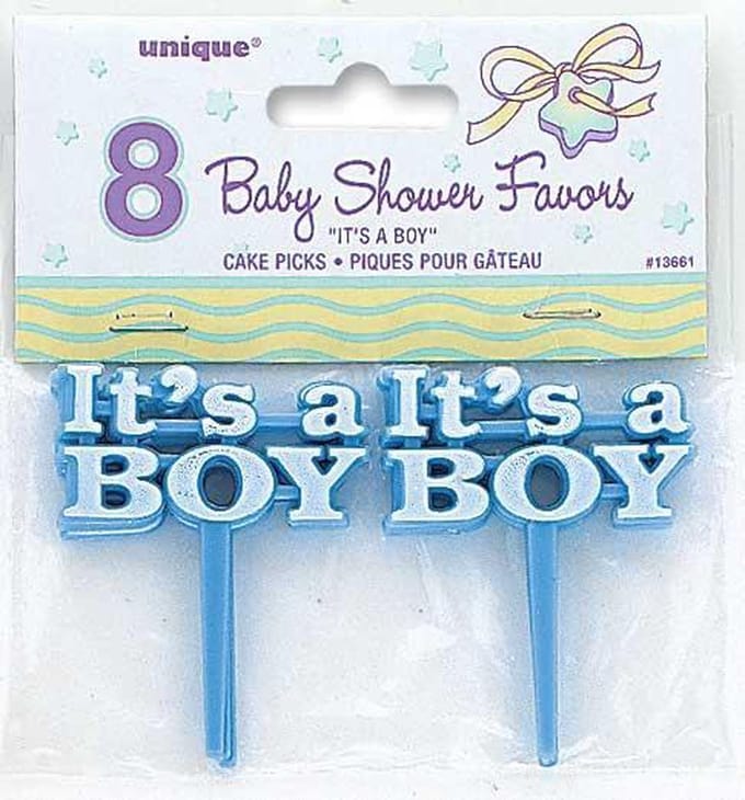 Amscan - Prikkers it's a boy 8st.