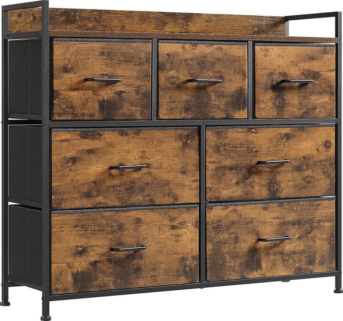 FurnStar - Ladekast - Commode - 98x28.5x85cm - Bruin