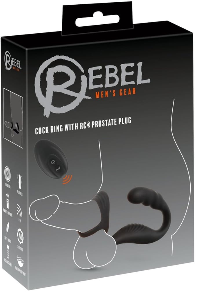 Rebel Cock Ring w RC Prostate