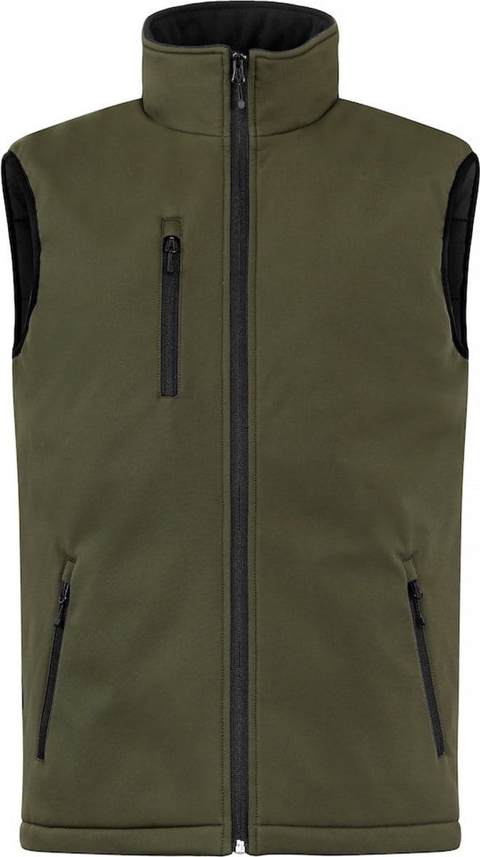 Clique Padded Softshell Vest 020958 - Mistgroen - XS