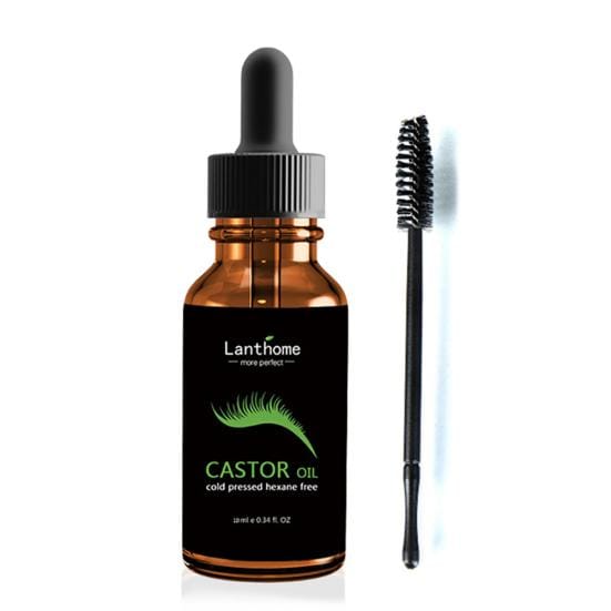 10ml Ricinusolie Wimperversterker Voedend Wenkbrauwen Wimpers Groei black
