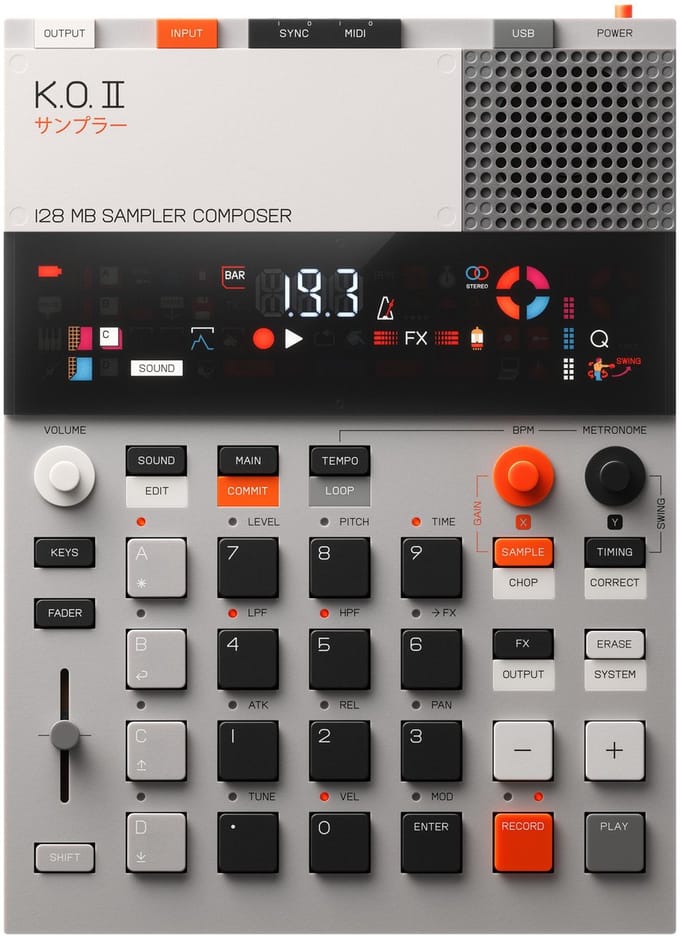 Teenage Engineering EP-133 K.O. II 128MB - Sampler