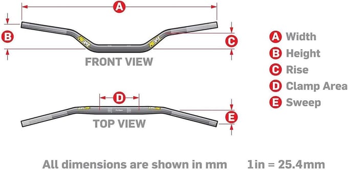 Verstelbaar Motor Stuur Zwart - Flexibel en Schokabsorberend - Universeel Geschikt