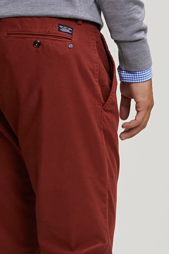 River Woods Slim Fit Basic Chino Pants Negroni Taglia: 38 | Pantaloni chino Outlet | Uomo