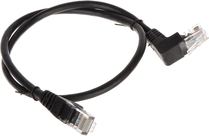CAT5E Netwerkkabel - RJ45 - zwart - 0.5 m