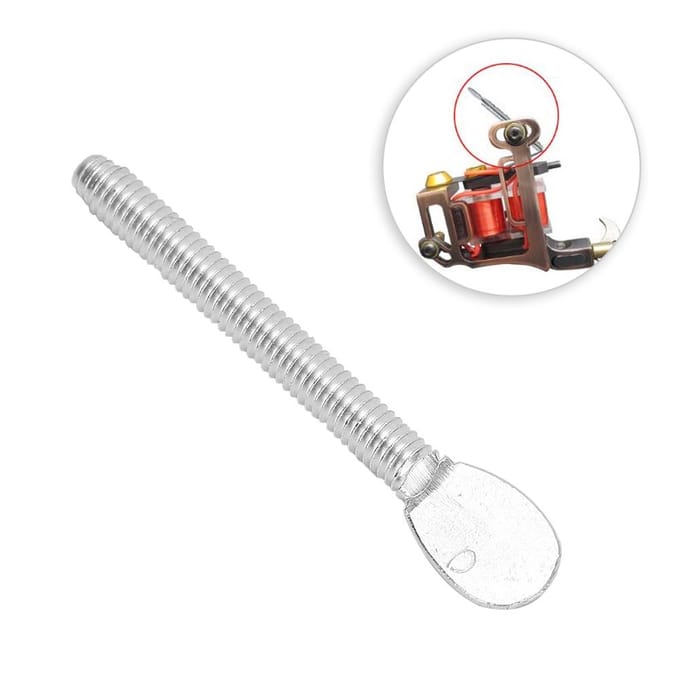 4.4cm1.7in Puur Zilver Contact Schroef Binder Binding Post Tattoo Machine Accessoire Onderdelen white
