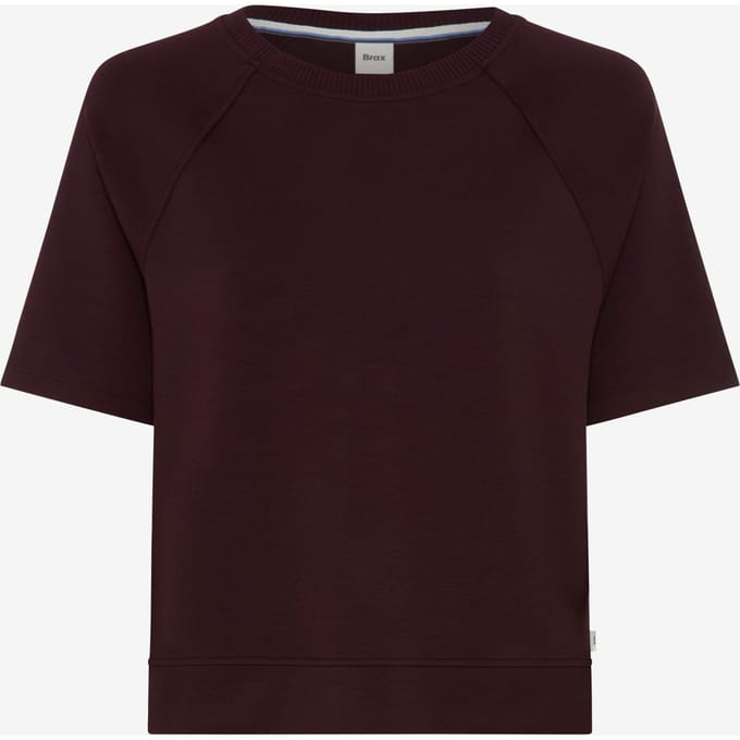 Brax Dames Shirt  Style BAILEE S blackberry violet, donkerpaars, maat 48