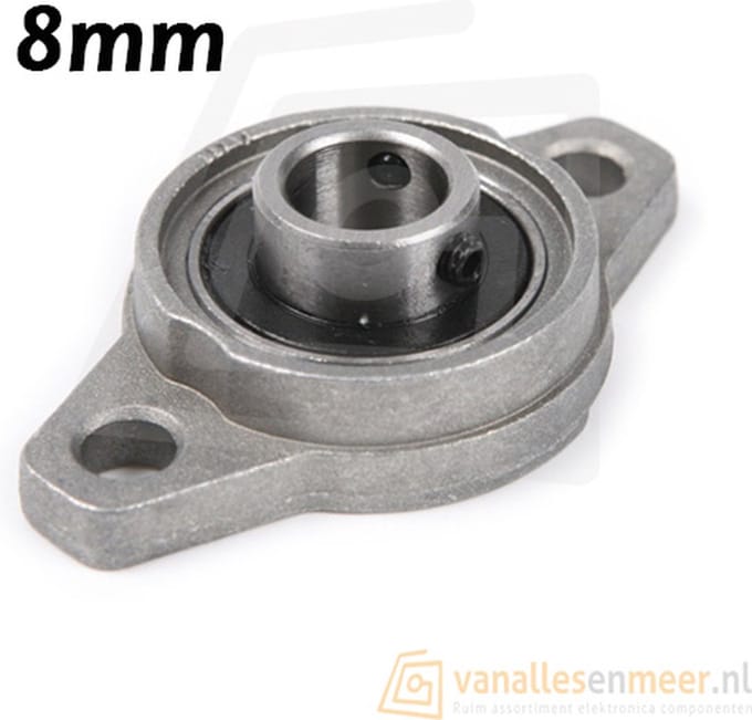 KFL08 Lagerblok 8mm Flenslager Bloklager Voor Asgeleiding