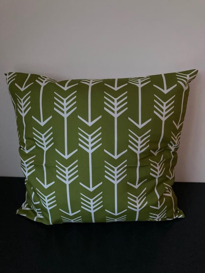 Nordic Geometry Collection Kussenhoes – Olive Green Edition - 45x45 cm