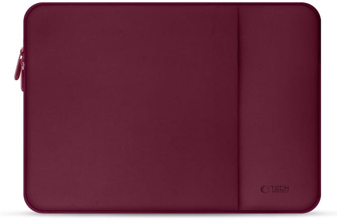 Tech-Protect Neoprene Laptop Cover 13" - Burgundy