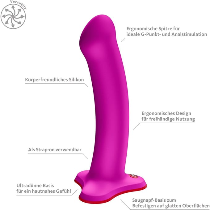 FUN FACTORY - MAGNUM G-SPOT DILDO BLACKBERRY