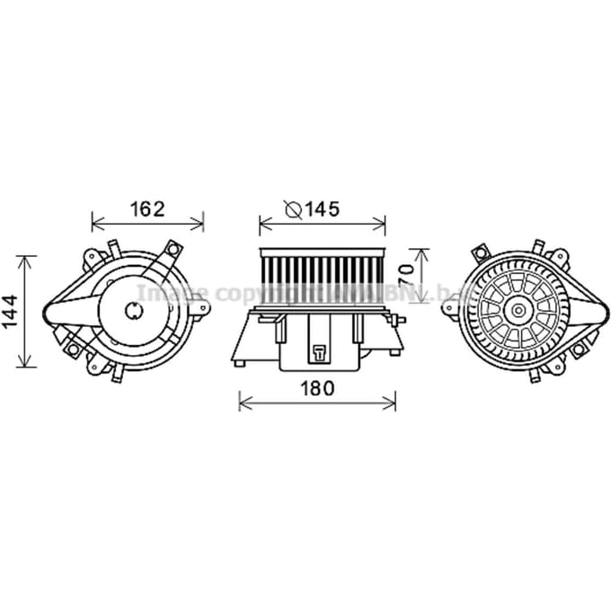 Interieurventilator AVA COOLING FT8438