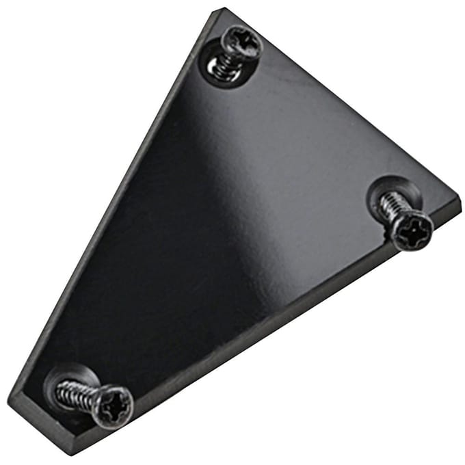 Kernkap Bas Accessoires Truss Rod Covers Voor Gitaar Vervangingen Vorm Koffer Puur Zwart Elektrisch 4.28X2.95CM zwart