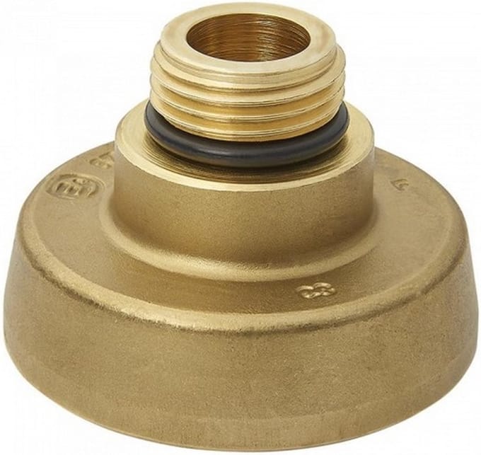 LPG nippel Itali√É¬´ 22 mm messing goud