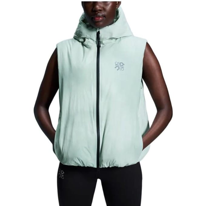 ON x Loewe Puffer Vest Wit/Multicolor Dames Buitenkleding 1WE12822919 XS white